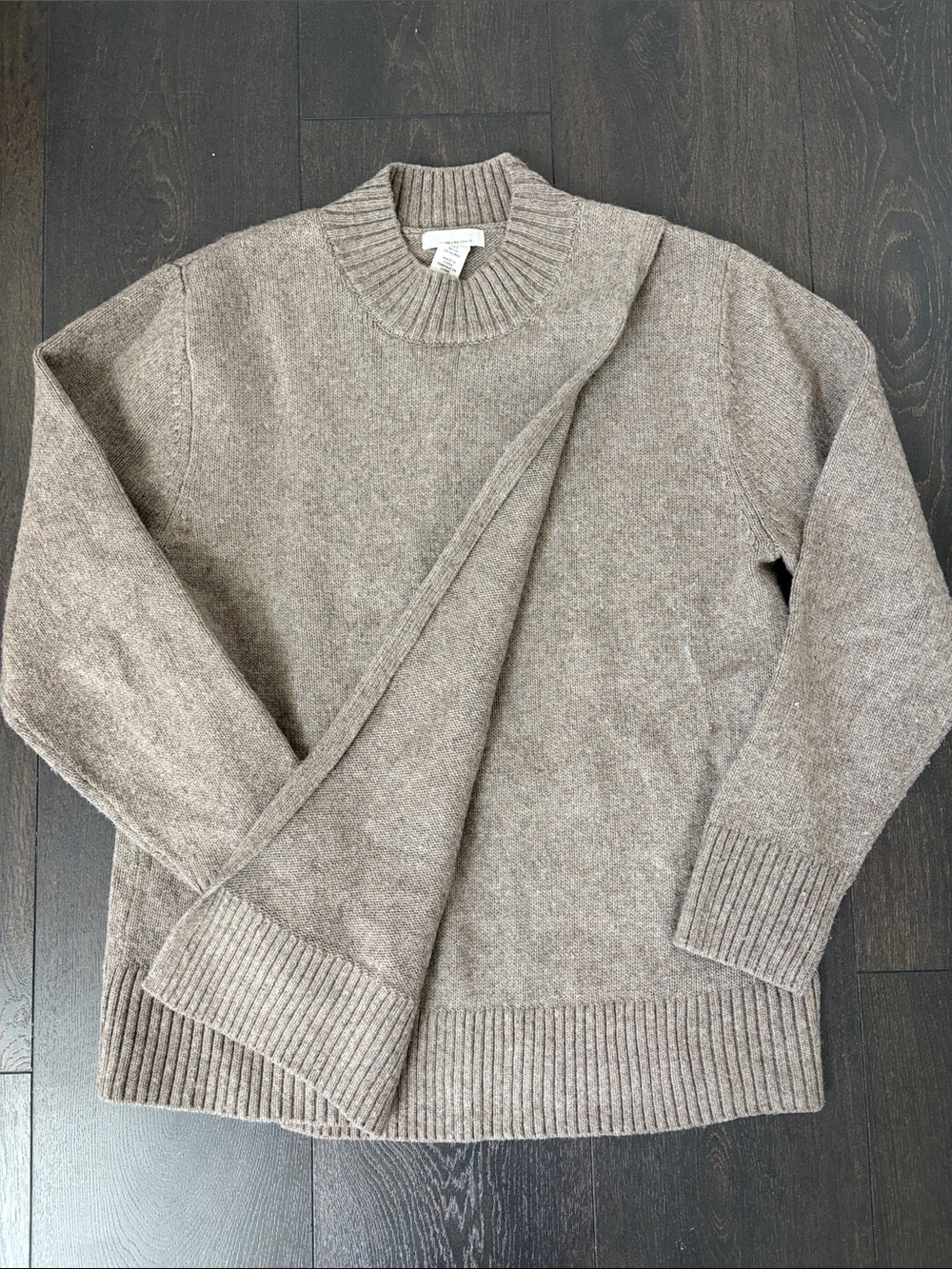 H&M MAMA Before & After Nursing Sweater Crewneck Sweater in Taupe
